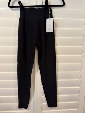 BuffBunny Black Textured High-Waist Leggings